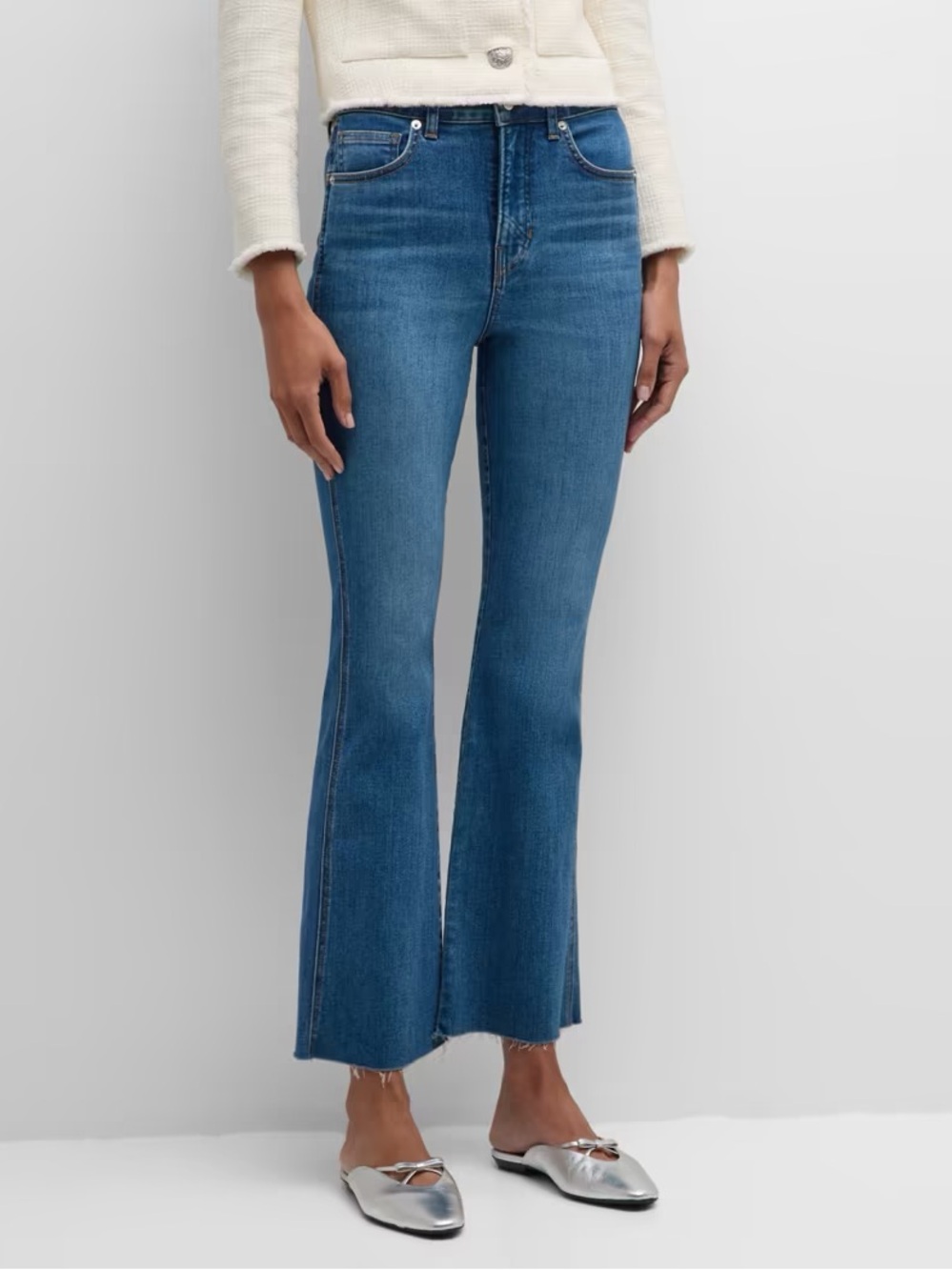 NWOT💕Veronica Beard Carolina High Rise Ankle Skinny Flare Jeans in Serendipity